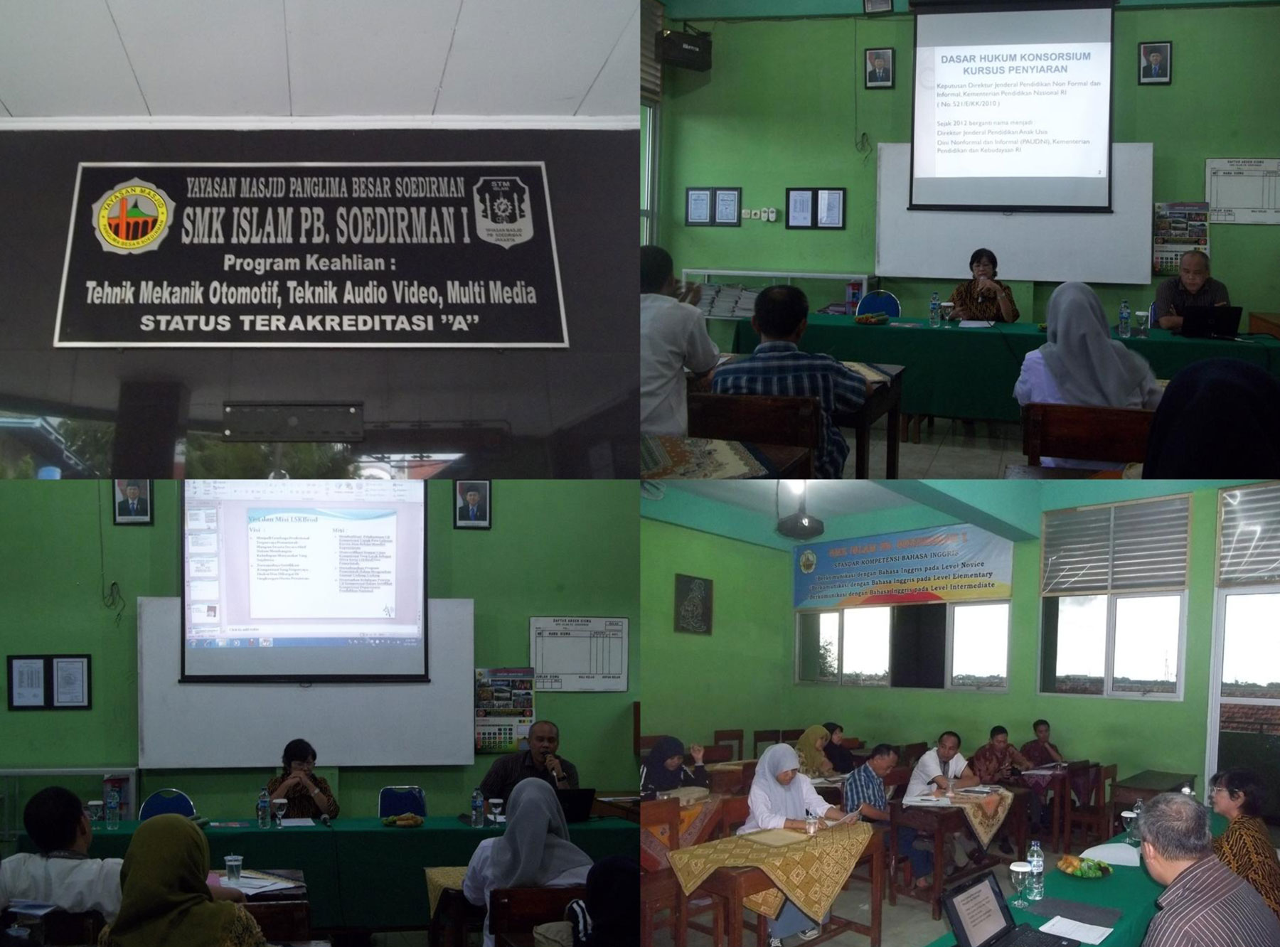 Sosialisasi Konsorsium Kursus SMK Islam PB Soedirman I